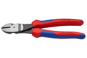 74 02 200 - CUTTER, SIDE, HEAVY DUTY, 200MM; Cutter Type:Side; Overall Length:200mm; Cut Type:Diagonal; Cutting Capacity Max:4.2mm; Cutting Edge Hardness:64°; Product Range:-; SVHC:No SVHC (27-Jun-2018); Aluminium Cutting Capacity:0mm; Blade Angle:0°; Blade Length:0mm; Copper Wire Cutting Capacity:3mm; Handle Type:Plastic; Hard Wire Cutting Capacity:2.5mm; Length:200mm; Piano Wire Cutting Capacity:2.5mm; Soft Iron Cutting Capacity:4.2mm; Weight:300g