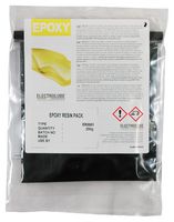 ER2001RP250G - ENCAPSULANT, EPOXY, ER, 250G; Potting Compound Type:Epoxy; Dispensing Method:Packet; Compound Colour:Black; Weight:250g; Product Range:-; SVHC:No SVHC (20-Jun-2016); Volume:-; Colour:Black; Conductivity:0.4 w/mk; Deflection Temperature:60deg; Dielectric Strength:10kV/mm; Mix Ratio:17.48:1; Mix Ratio by Volume:8.91:1; Operating Temperature Max:130°C; Shore Hardness:80; Useable Life:2-2.5hrs; Viscosity:8Pa·s; Weight Min:250g