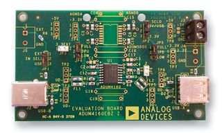 ANALOG DEVICES,EVAL-ADUM4160EBZ,ADUM4160, USB ISOLATOR, EVAL BOARD ANALOG DEVICESEVAL-ADUM4160EBZ