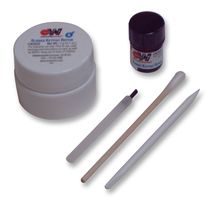 CW2605 - RUBBER KEYPAD REPAIR KIT; Accessory Type:Rubber Keypad Repair Kit; For Use With:Non Conductive Keypads; Product Range:-; SVHC:No SVHC (12-Jan-2017); Adhesive Applications:Bonding, General Purpose; Adhesive Colour:Transparent; Dispensing Method:Tub; Weight:3g