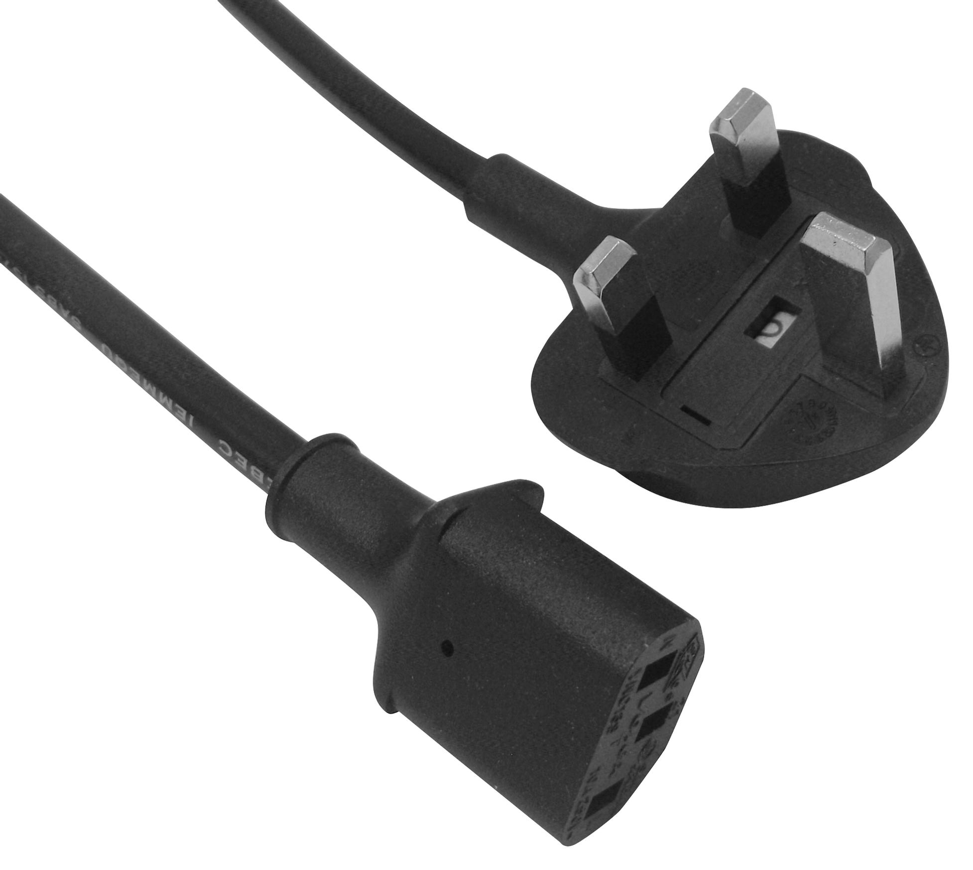 GW 151639 Multicomp Pro Mains Power Cord With 10A Fuse Mains Plug