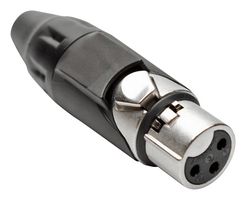 XLR AMPHENOL SOCKET NICKEL AX3F FREE 3WAY