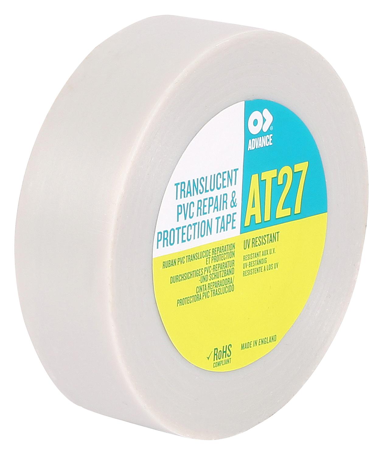 AT27 TRANSPARENT 33M X 25MM Advance Tapes Building Tape, Fix