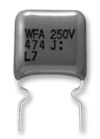 Film Capacitor Polypropylene 0.12 µF 250 V Series PP ± 5/% ECWF A