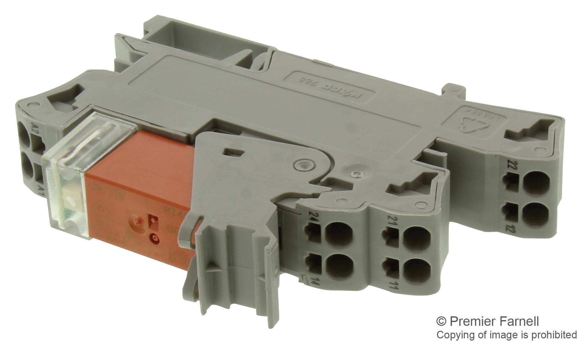788312 Wago Power Relay, DPDT, 24 VDC