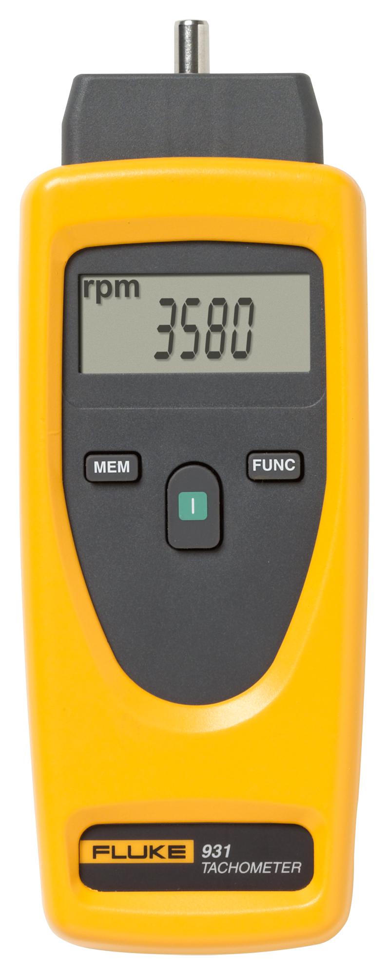 FLUKE-931 ESP FLUKE, Tachometer, 1RPM to 19999RPM, 175 mm