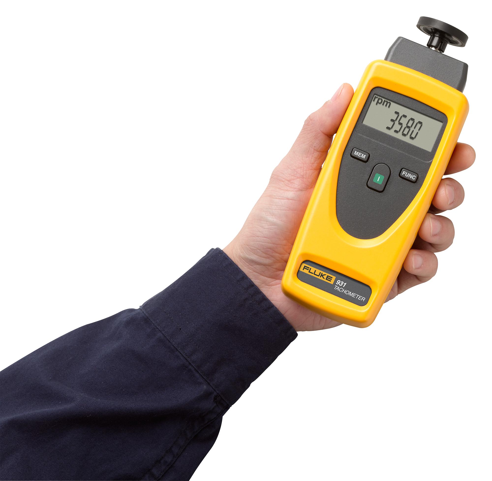 FLUKE-931 ESP FLUKE, Tachometer, 1RPM to 19999RPM, 175 mm