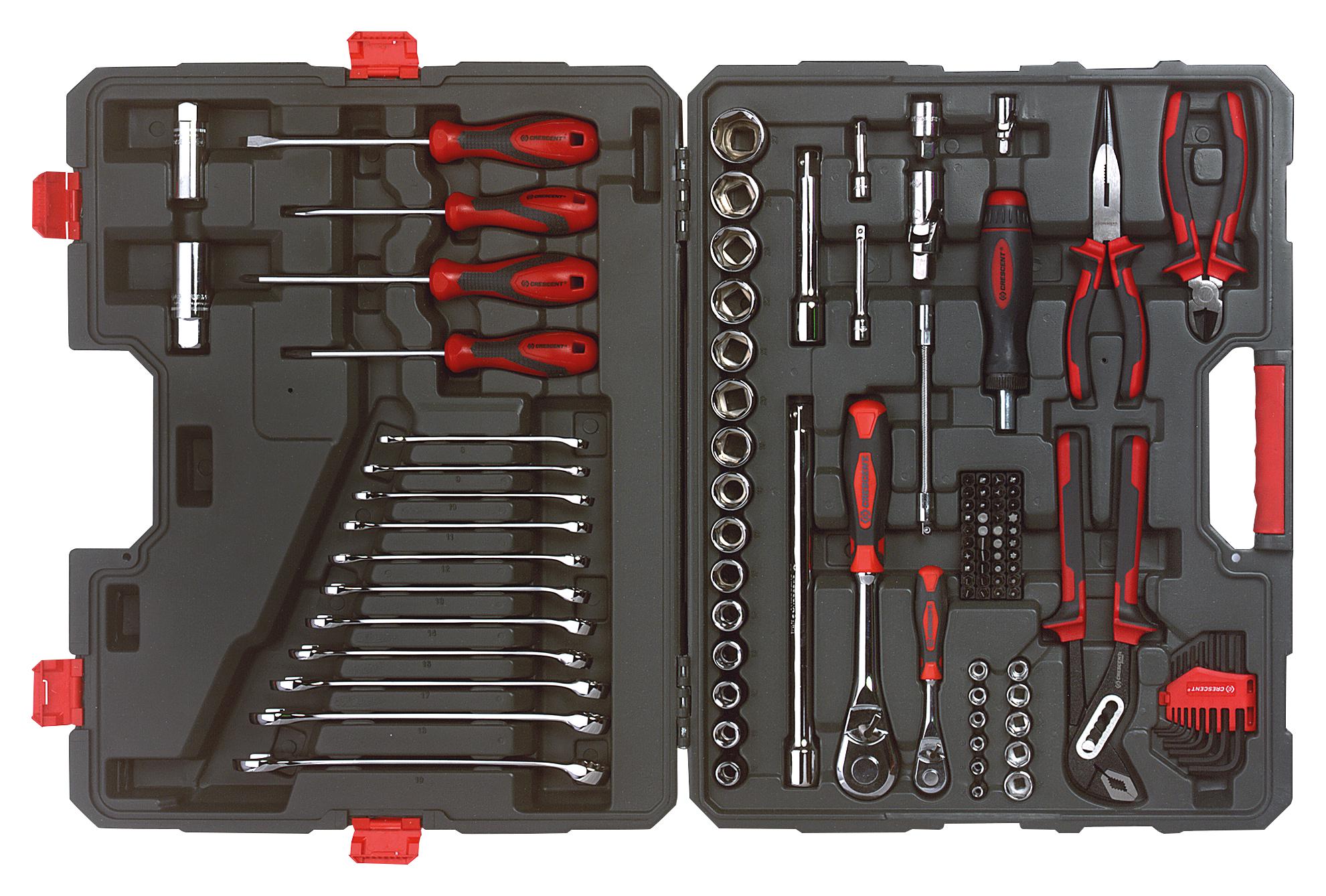 CTK110NEU2 Crescent Tool Set, Professional, 1/4 " 1/2" Drive