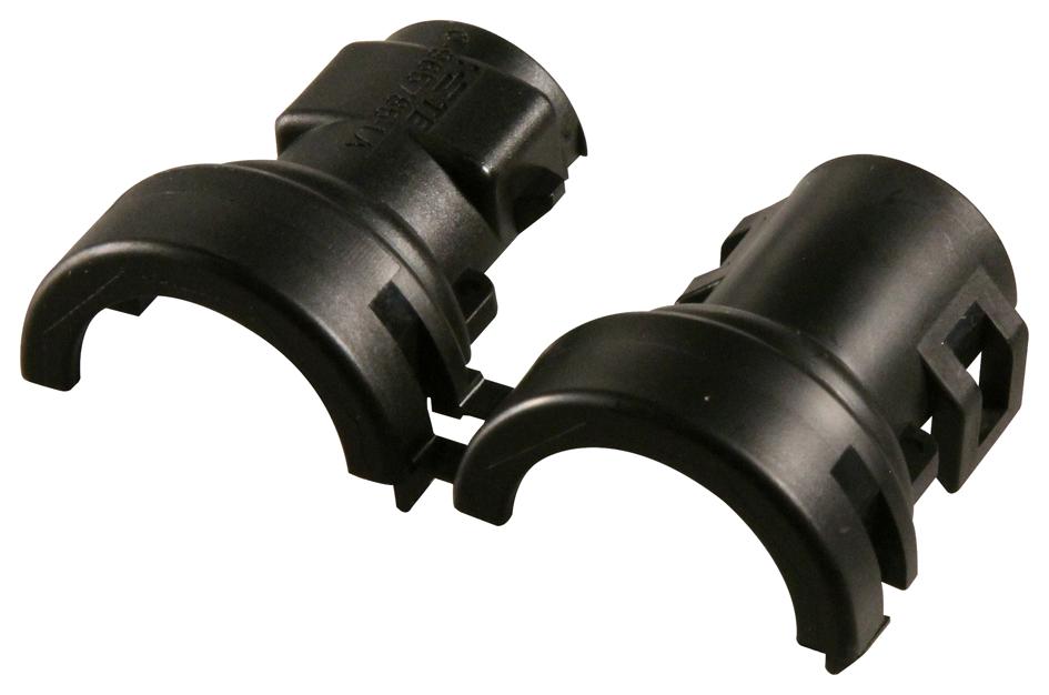 TE Connectivity AMP Connectors 1546348-2 – Black BACKSHELL W/CLAMP, Size 13, Cable Clamp