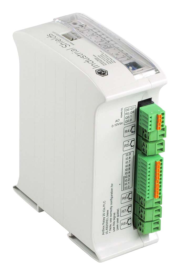 IS.AB20REL.HF+ Industrial Shields PLC Programmer, 10 Inputs, 10 Outputs