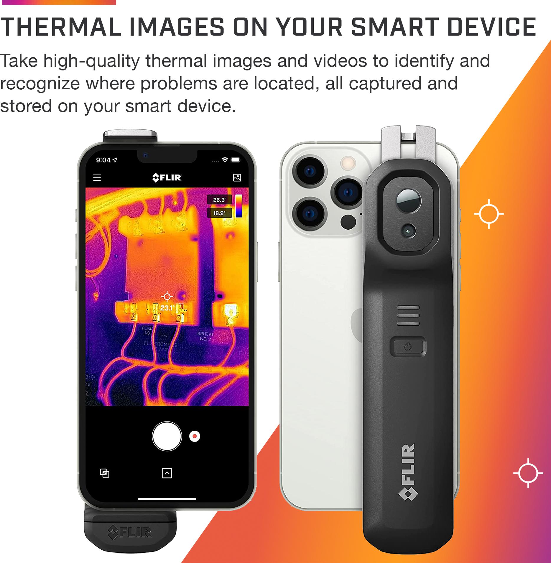 FLIR ONE® EDGE PRO FLIR, Thermal Imager, -20 °C, 400 °C, 160