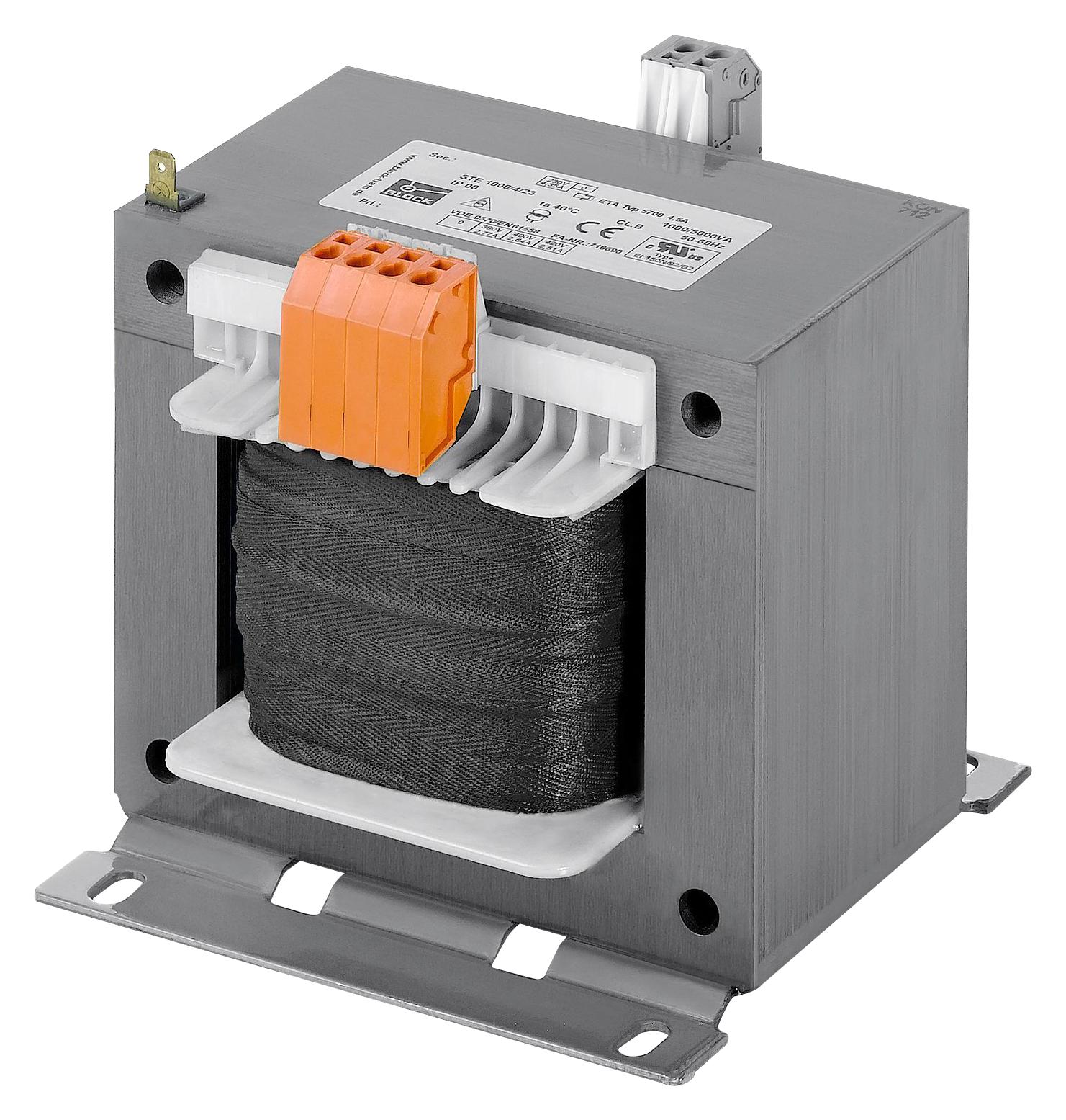 STE 800/4/23 - Block - Chassis Mount Transformer, Open Style Control ...