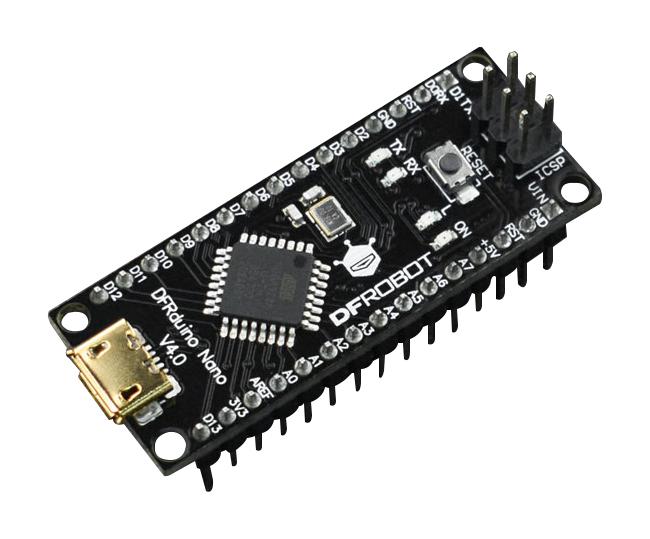 DFR0010 - Dfrobot - DFRduino Nano Board, Atmega328-20AU, 8 bit
