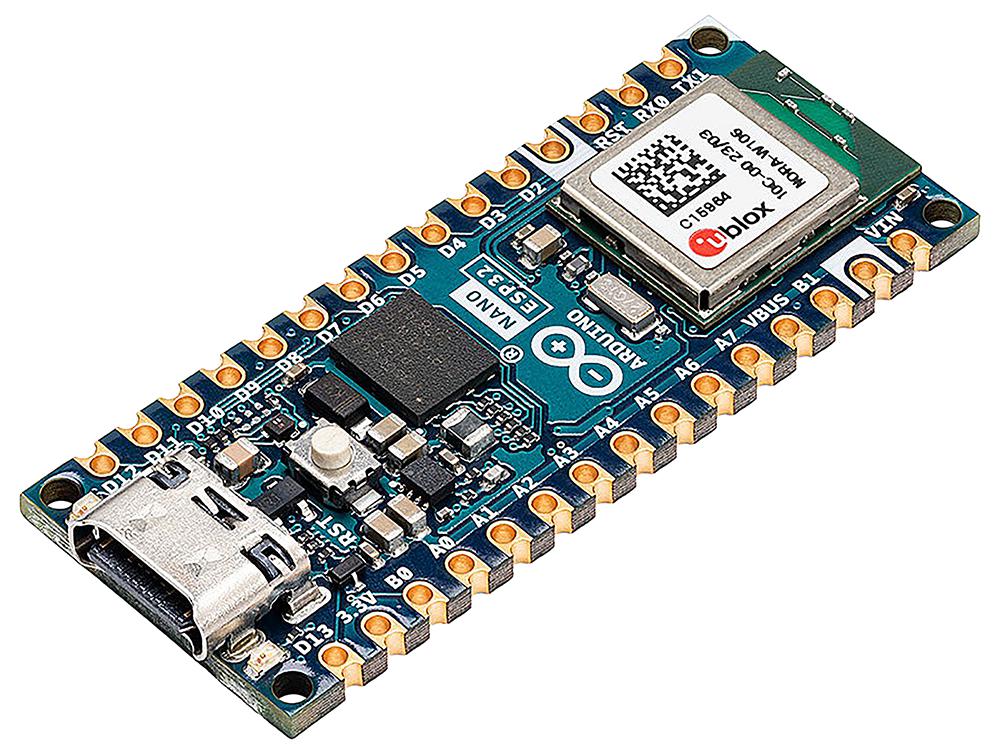 ABX00092 - Arduino - Nano Form Factor Board, NORA-W106, 32bit