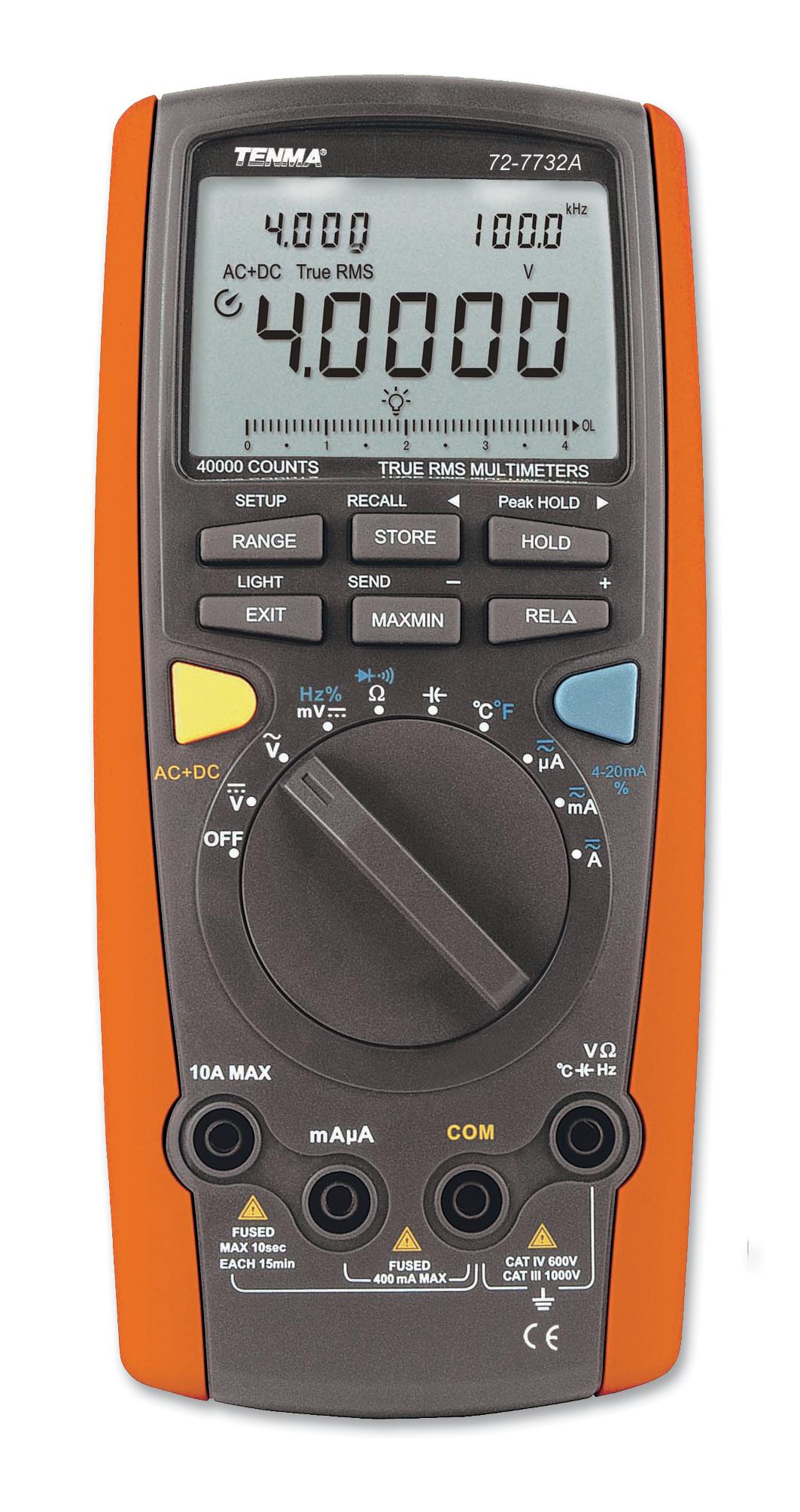 727732A Tenma Digital Multimeter, 40000 Count, True RMS