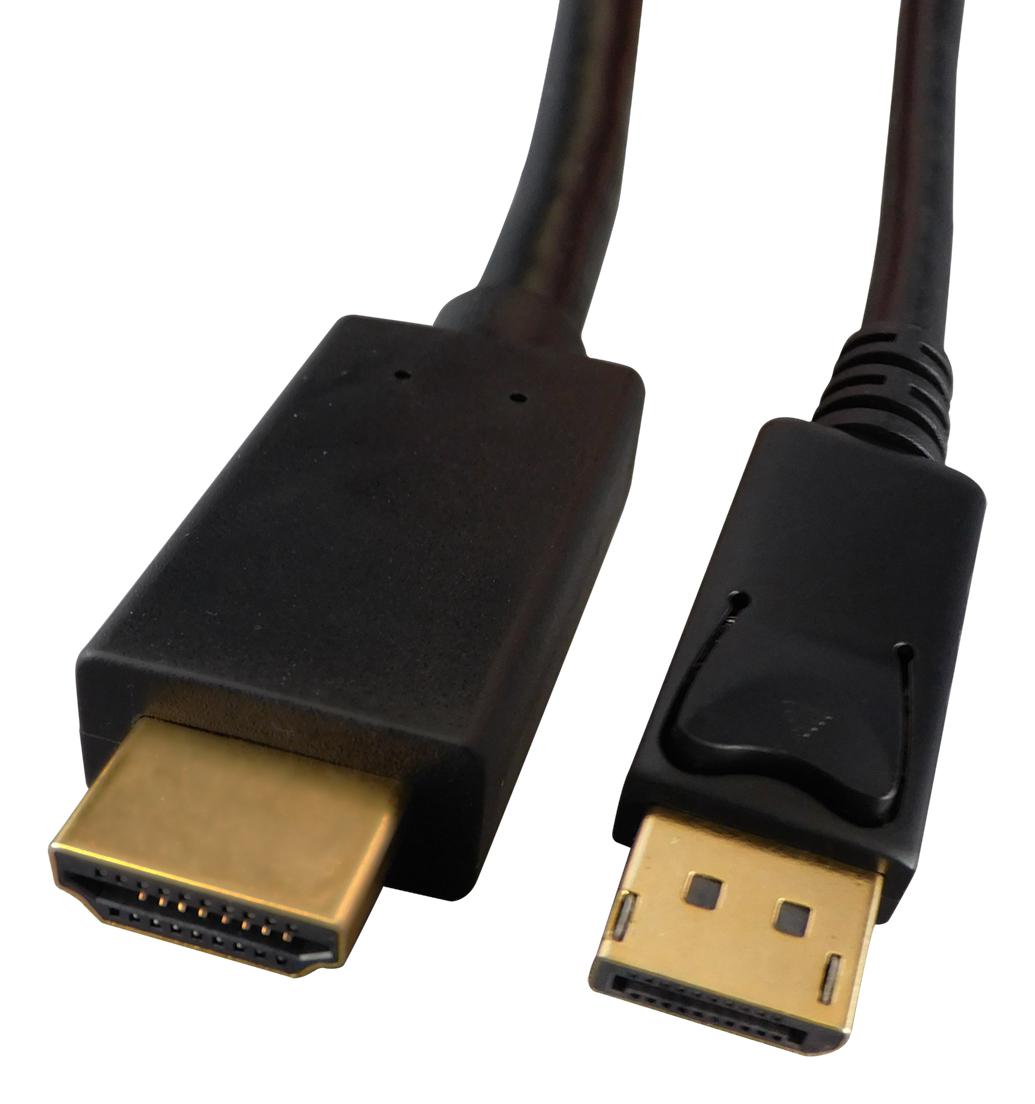 BCDH010F Bel CABLE ASSY, DP PLUGHDMI A PLUG, 120"