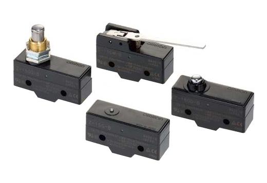 Z-15GW22B OMRON INDUSTRIAL AUTOMATION SPDT ROLLER LEVER 15A MICROSWITCH