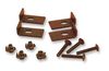 PRO SIGNAL SPEAKER GRILLE CLAMP KIT, PK OF 4