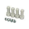FIBOX MBS LH SCREW SET GREY