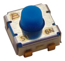 BOURNS 7914J-1-000 Tactile Switch, 7914 Series, Top Actuated, Surface Mount, Round Button, 300 gf, 100mA at 16VDC