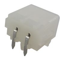 TE CONNECTIVITY - AMP 794120-1 Pin Header, Right Angle, Wire-to-Board, 5.08 mm, 1 Rows, 2 Contacts, Through Hole Right Angle