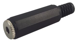 MULTICOMP PRO PSG01496 Phone Audio Connector, 2 Contacts, Socket, 3.5 mm, Cable Mount, Metal Body