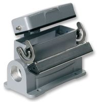 WEIDMULLER 1901100000 Connector Backshell, Housing, RockStar Heavy Duty Connectors, 2, 90°, Aluminium Body