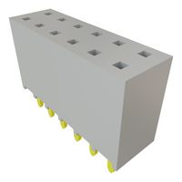 SAMTEC SSW-106-01-G-D PCB Receptacle, Board-to-Board, 2.54 mm, 2 Rows, 12 Contacts, Through Hole Mount