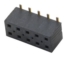 SAMTEC TLE-105-01-G-DV PCB Receptacle, Board-to-Board, 2 mm, 2 Rows, 10 Contacts, Surface Mount, Tiger Beam TLE