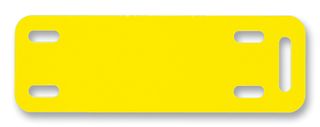 PANDUIT M200X050Y6T Wire Marker, Tie On Printable Plate, Yellow