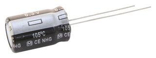 PANASONIC EEUFC2A100H Electrolytic Capacitor, 10 µF, 100 V, ± 20%, Radial Leaded, 1000 hours @ 105°C, Polar
