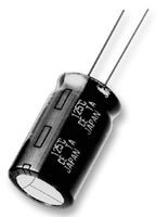 PANASONIC EEUTA1E101BJ Electrolytic Capacitor, 100 µF, 25 V, ± 20%, Radial Leaded, 2000 hours @ 125°C, Polar