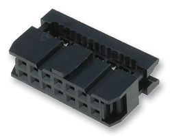 AMPHENOL COMMUNICATIONS SOLUTIONS T812114A100CEU IDC Connector, IDC Receptacle, Female, 2.54 mm, 2 Row, 14 Contacts, Cable Mount