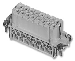 AMPHENOL SINE/TUCHEL C146 10B016 102 4 Heavy Duty Connector, Signal, Wire Protection, heavymate A Series, Insert, 16+PE Contacts, 16A