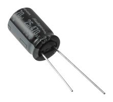RUBYCON 25YXG470MEFC10X16 Electrolytic Capacitor, Miniature, 470 µF, 25 V, ± 20%, Radial Leaded, 5000 hours @ 105°C, Polar