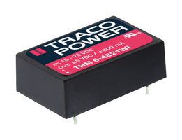 TRACO POWER THM 6-2412WI Isolated Through Hole DC/DC Converter, Medical, DIP, 4:1, 6 W, 1 Output, 12 V