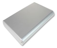 TAKACHI MXA3-11-11SSP Metal Enclosure, Round, Center Split, Small, Extruded Aluminium, 30 mm, 110 mm, 112 mm
