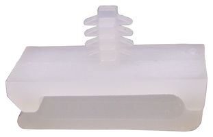 TR FASTENINGS TRMBHWSSE-1-01 Fastener, Wire Saddle, Push Mount Flat Cable Clamp, Nylon 6.6 (Polyamide 6.6), Natural, 12.7 mm