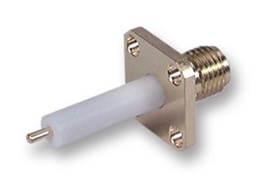 HUBER+SUHNER 23_SMA-50-0-3/111_NE RF / Coaxial Connector, SMA Coaxial, Straight Bulkhead Jack, Solder, 50 ohm, Beryllium Copper