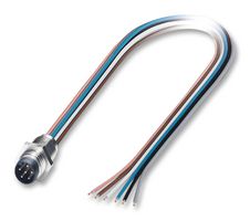 PHOENIX CONTACT 1542664 Sensor Cable, Flush, M8 Plug, Free End, 6 Positions, 500 mm, 19.6 "