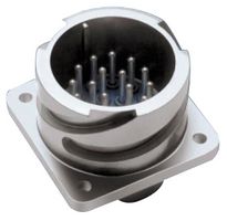 ITT CANNON CA02COME20-27PB Circular Connector, CA Series, MIL-DTL-5015 Series, Box Mount Receptacle, 14 Contacts, Solder Pin