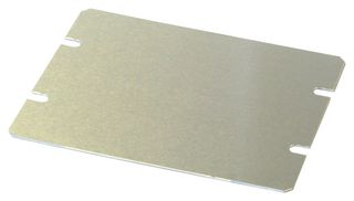HAMMOND 1434-4535 Bottom Plate, 4.5"x3.5", Aluminium, Natural, 1444-45351 Chassis Enclosures