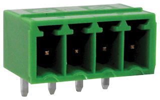 CAMDENBOSS CTB932HD/4 Terminal Block, Header, 3.5 mm, 4 Ways, 10 A, 200 V, Through Hole Right Angle