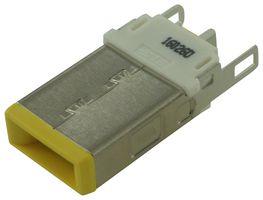 TE CONNECTIVITY 1-2129334-1 DC Power Connector, Plug, 10.7 A, Cable Mount, Solder