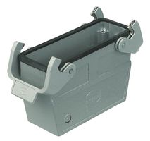 HARTING 19300240738 Heavy Duty Connector, M40, Top Entry, Hood, Top Entry, Aluminium Body, 2 Lever, 24B