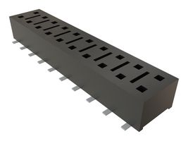 SAMTEC HLE-110-02-L-DV PCB Receptacle, Board-to-Board, 2.54 mm, 2 Rows, 20 Contacts, Surface Mount
