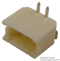 MOLEX 55460-0272 Pin Header, Wire-to-Board, 2 mm, 1 Rows, 2 Contacts, Surface Mount Straight, Mi II 55460 Series