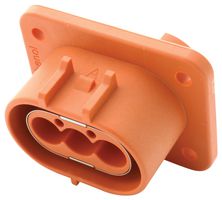 AMPHENOL INDUSTRIAL ELR3A2 Automotive Connector, ePower-Lite EL Series, Panel Mount Receptacle, 3 Contacts, Crimp Socket