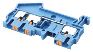 PHOENIX CONTACT 3209552 DIN Rail Mount Terminal Block, 3 Ways, 26 AWG, 12 AWG, 4 mm², Push In, 28 A