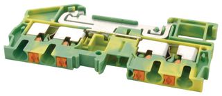 PHOENIX CONTACT 3209594 DIN Rail Mount Terminal Block, 4 Ways, 26 AWG, 12 AWG, 4 mm², Push In, 28 A